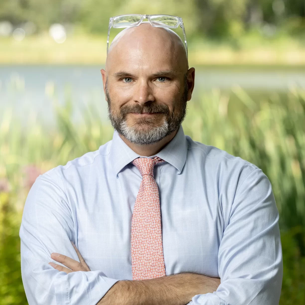 Geoff Swift, vice president for finance and administration and treasurer. (Phyllis Graber Jensen)