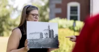 Trees of Bates: A History Tour, August 27th at 10am-11am Meet up location: Front steps of Hathorn Hall Come join us as we explore the evolution of the trees on campus from the farmland beginnings to the lush campus of today. Pat Webber, Director of Archives and Special Collections, will discuss the early years of tree planting and various tree traditions. Christine Murray, a Maine Master Naturalist and Ladd’s own Social Sciences Librarian, will be on hand to discuss the natural history of our trees and the challenges they face including issues of disease. No need to sign up! See all our upcoming events here! Please let me know if you have any questions! All the best, Caitlin -- Caitlin Lampman Education & Engagement Archivist Edmund S. Muskie Archives and Special Collections, Bates College Also featuring College Archivist Pat Webber