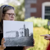 Trees of Bates: A History Tour, August 27th at 10am-11am Meet up location: Front steps of Hathorn Hall Come join us as we explore the evolution of the trees on campus from the farmland beginnings to the lush campus of today. Pat Webber, Director of Archives and Special Collections, will discuss the early years of tree planting and various tree traditions. Christine Murray, a Maine Master Naturalist and Ladd’s own Social Sciences Librarian, will be on hand to discuss the natural history of our trees and the challenges they face including issues of disease. No need to sign up! See all our upcoming events here! Please let me know if you have any questions! All the best, Caitlin -- Caitlin Lampman Education & Engagement Archivist Edmund S. Muskie Archives and Special Collections, Bates College Also featuring College Archivist Pat Webber