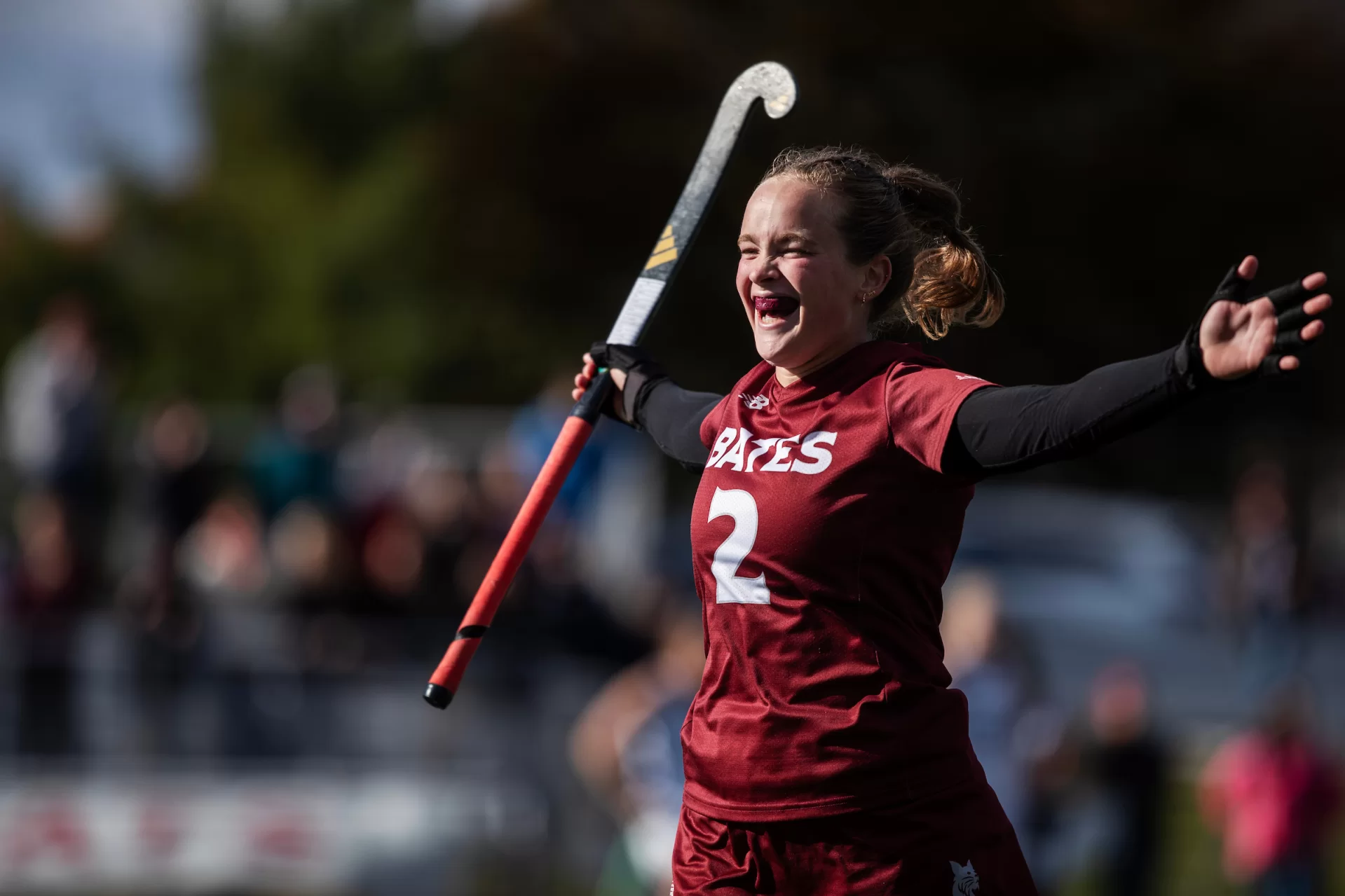 Bates College field hockey defeats Hamilton 1 - 0 at Bates College on November 1, 2025.