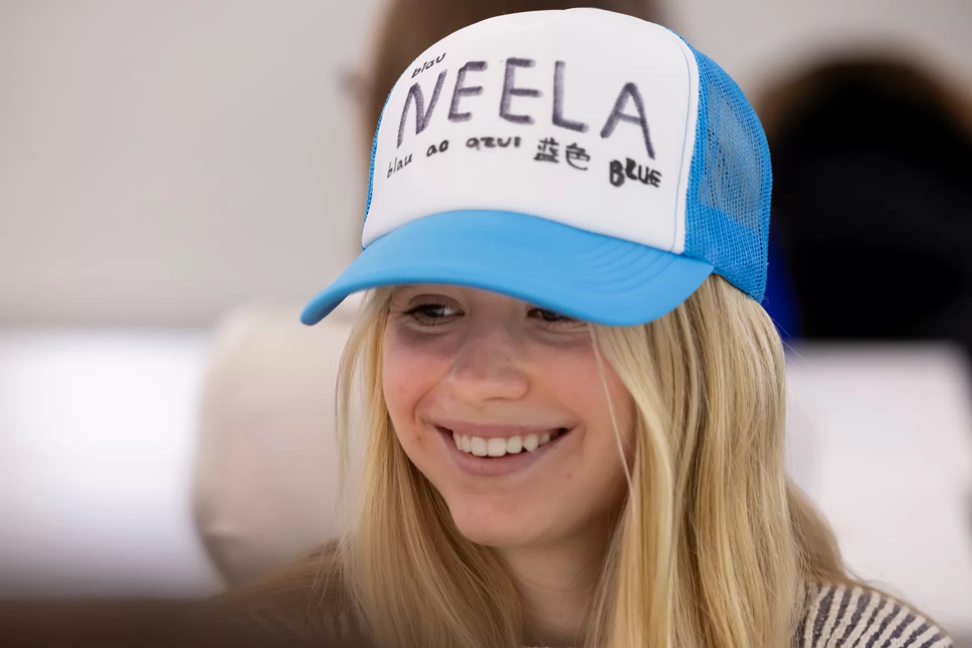 Two first-year seminar classes join together for a dynamic, interdisciplinary final class session 

During the last week of courses for the fall semester, two instructors, two classes, and one rabbit gathered together for an interdisciplinary, interactive first-year seminar class session.

It was easy to tell who was from which course. Students from “Beyond the Rainbow: Exploring the Language (and the Science, Art, and Culture) of Color” had all walked in sporting colorful hats. Joining them in a classroom in Dana Hall were students from “Sex in the Brain: The Neuroscience of Sex, Gender, and Hormones.” 

While it is typical for students to grow close in these small  — 16 students maximum — seminars, this merging of the courses for a class session was a new idea, meant to create new connections between both the subjects and students as the semester came to a close.

Lindsey Hamilton ’05, director of the Center for Inclusive Teaching and Learning, and Wells Castonguay, the center’s assistant director, devised the plan. Castonguay was teaching “Beyond the Rainbow” and Hamilton “Sex in the Brain.” Throughout the semester, each professor had heard students’ ongoing curiosity about the other’s course and saw an opportunity for the students to learn from each other.