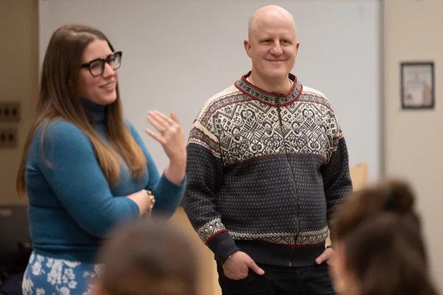 Professor Stephanie Pridgeon speaks to filmmaker Sandi DuBowski 