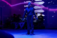 Death comes for everybody. The question is who shows up to walk alongside them.
Branden Jacobs-Jenkins' Pulitzer Prize-finalist Everybody arrives in Gannett Theater this week — a darkly funny, quietly devastating riff on one of the oldest plays in the English language. Each night, the cast draws lots to determine who faces Death, and who becomes the friends, the memories, the stuff of a life left behind. One hundred and twenty possible versions of the same human question: what does it mean to have lived?
Directed by Tim Dugan. Tickets close one hour before curtain; rush seats may be available at the door.