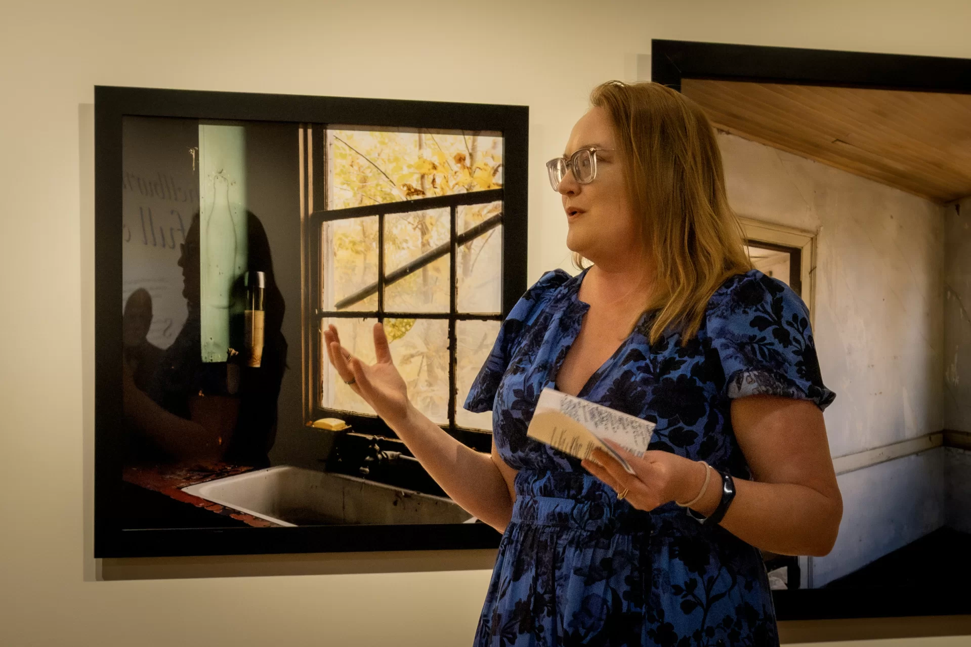 There's something quietly radical about handing the keys of a museum's permanent collection to its community — about saying, this decision is yours.
Bates Curates is an intimate evening built around exactly that. Curator Samantha Sigmon will guide attendees through three photographs by Shellburne Thurber — works that linger in doorways and dim interiors, that hold the weight of lives lived just out of frame — before opening the floor to a vote that will shape the museum's collection for good.
Organized in conjunction with Shellburne Thurber: Full Circle, on view through March 21. Made possible by the Barbara Morris Goodbody Collection Endowment Fund.