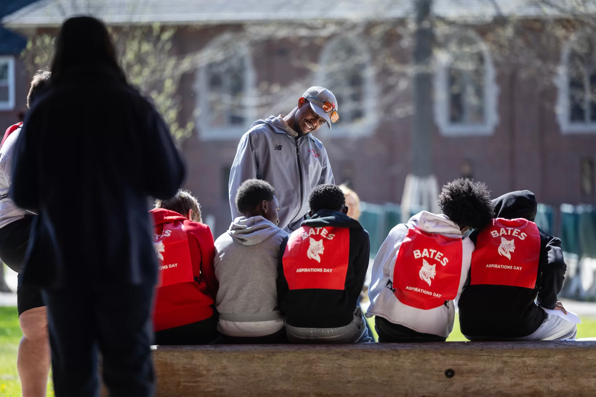 Bates College staff host Aspiration Day for middle-school students considering the trades on May 7th, 2026.

(Theophil Syslo | Bates College)