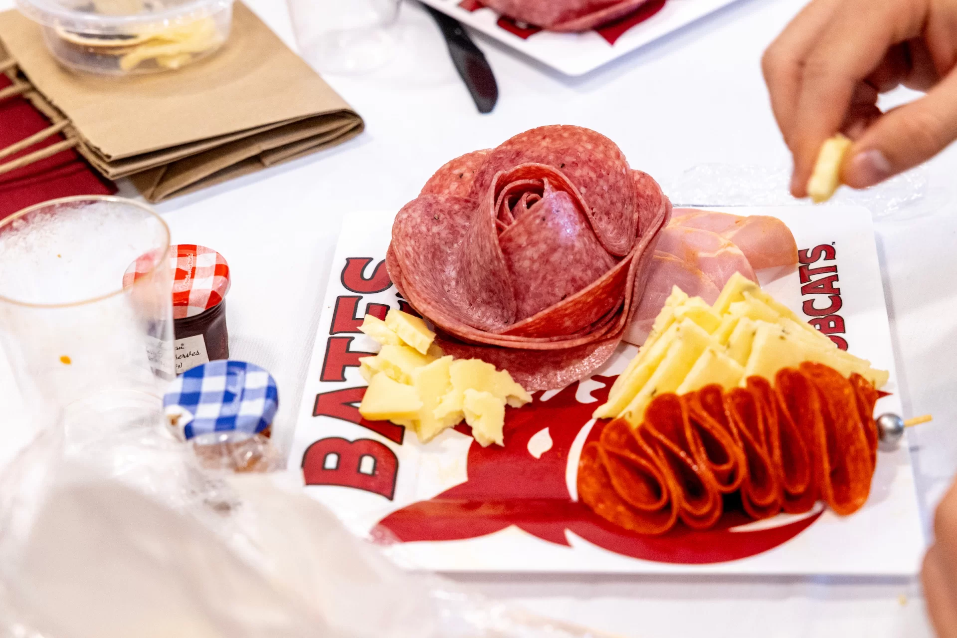 A selection of charcuterie