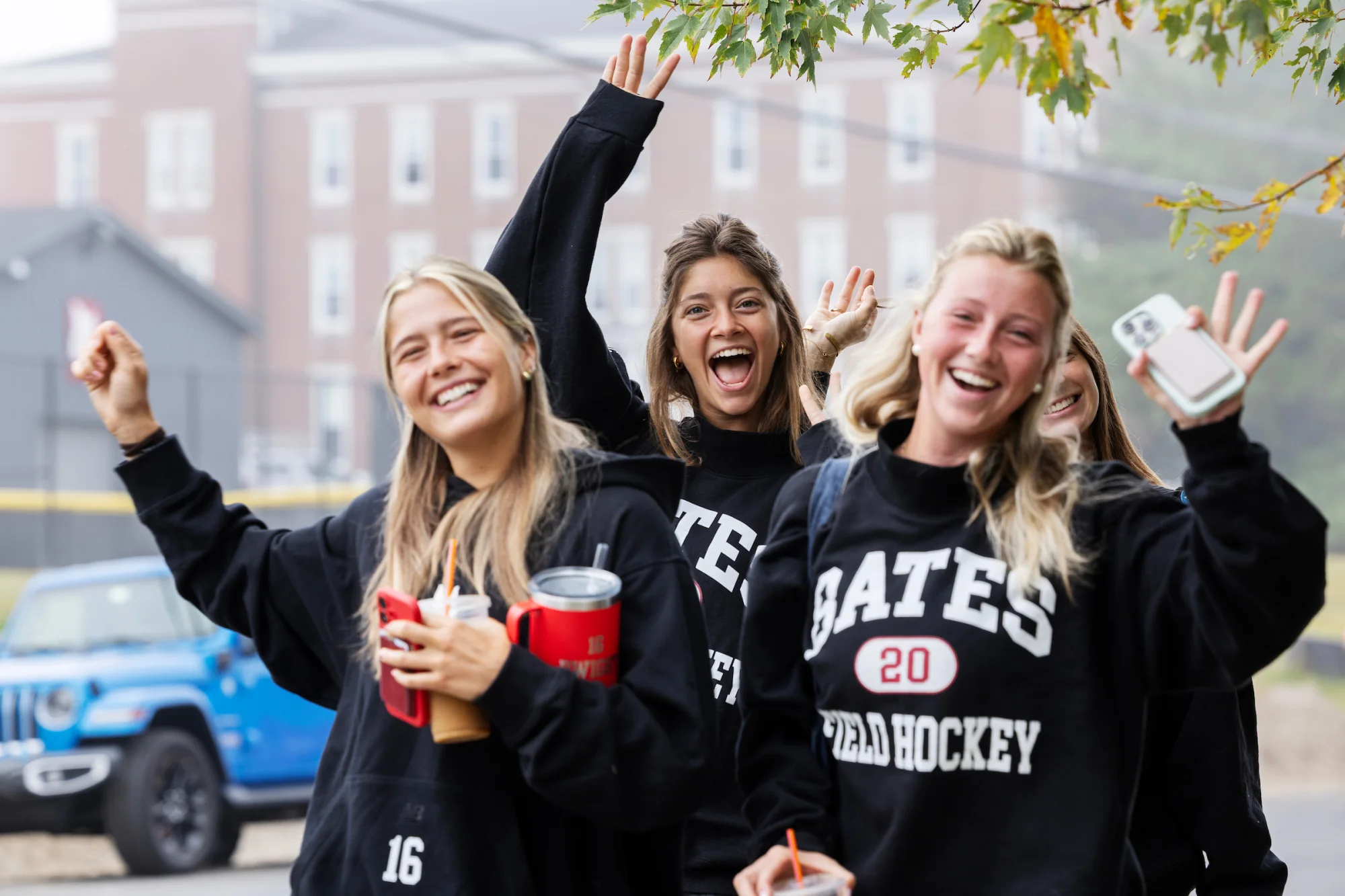 Moments from move-in day at Bates College on August 27, 2026. (Theophil Syslo | Bates College)
