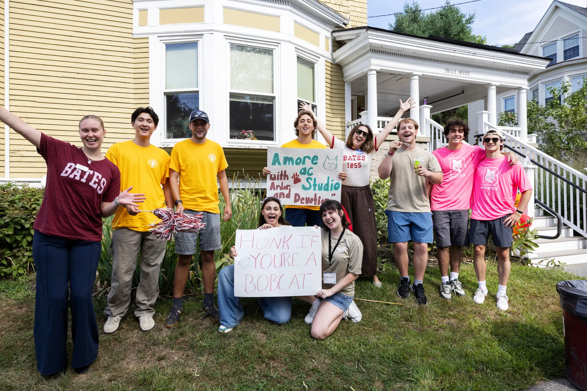 Moments from move-in day at Bates College on August 27, 2026. (Theophil Syslo | Bates College)