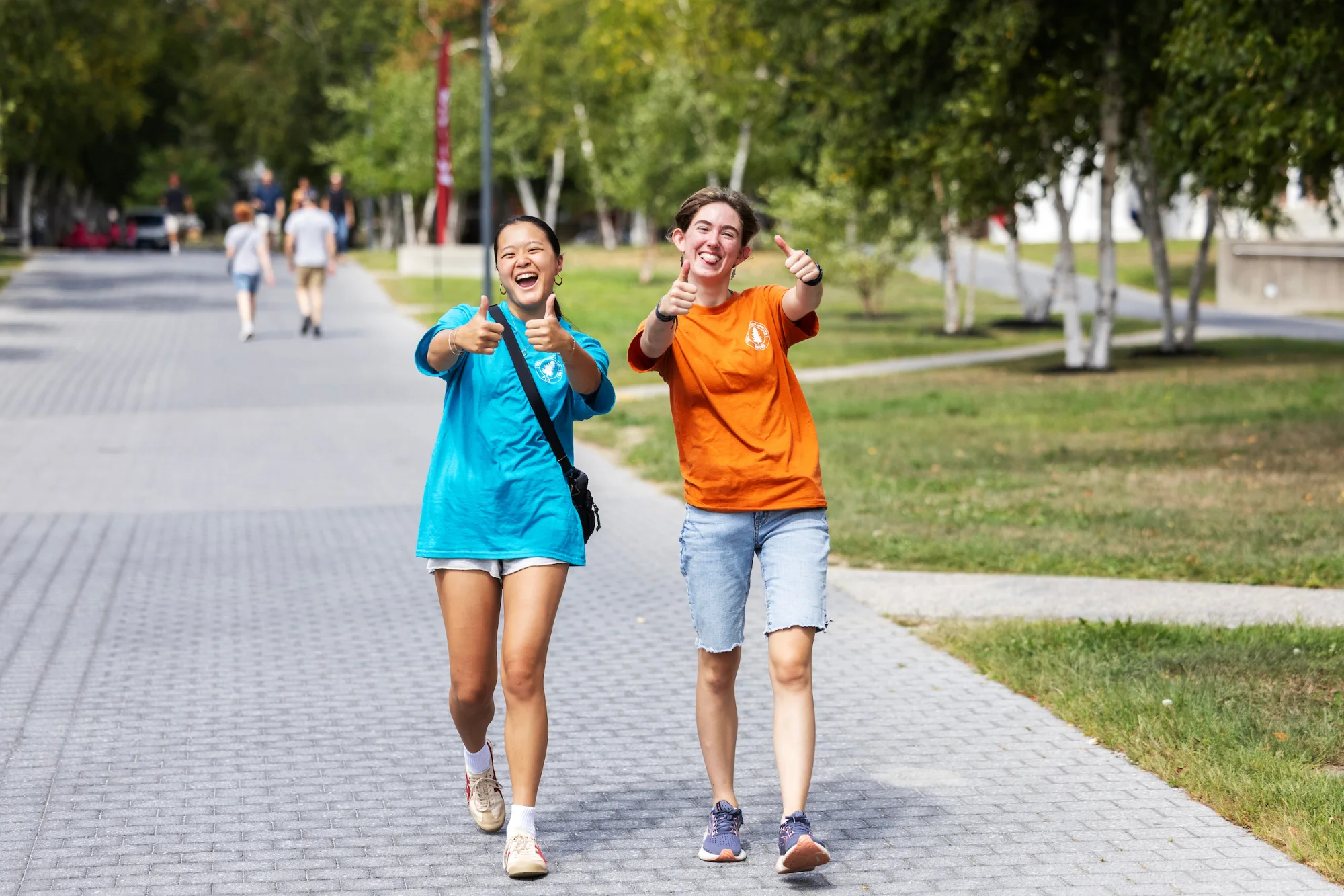 Moments from move-in day at Bates College on August 27, 2026. (Theophil Syslo | Bates College)