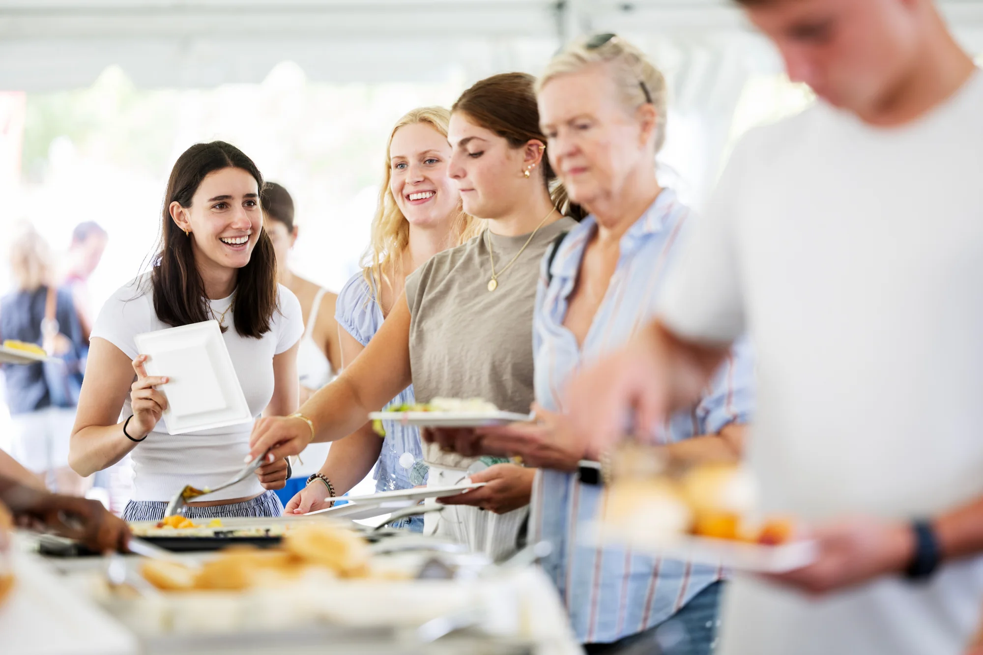Moments from move-in day at Bates College on August 27, 2026. (Theophil Syslo | Bates College)