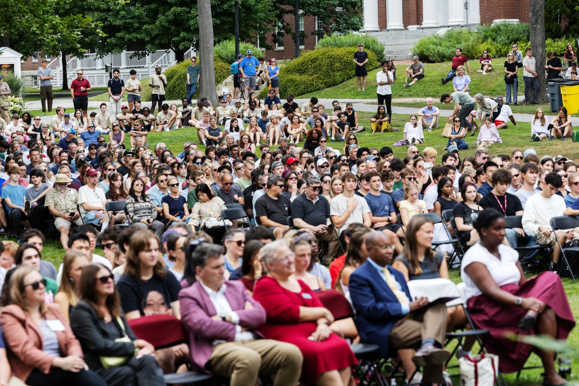 Moments from move-in day at Bates College on August 27, 2026. (Theophil Syslo | Bates College)