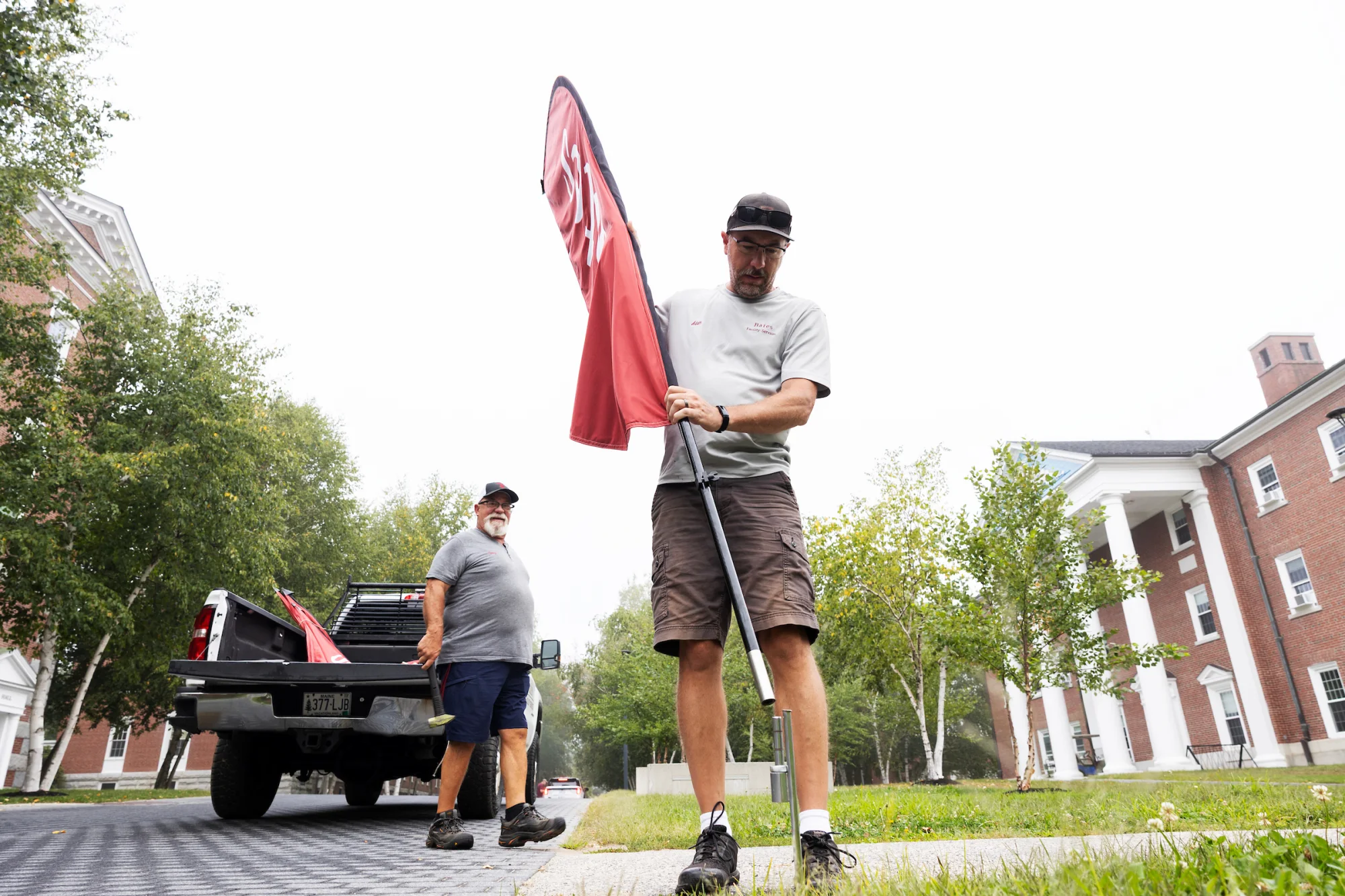 Moments from move-in day at Bates College on August 27, 2026. (Theophil Syslo | Bates College)