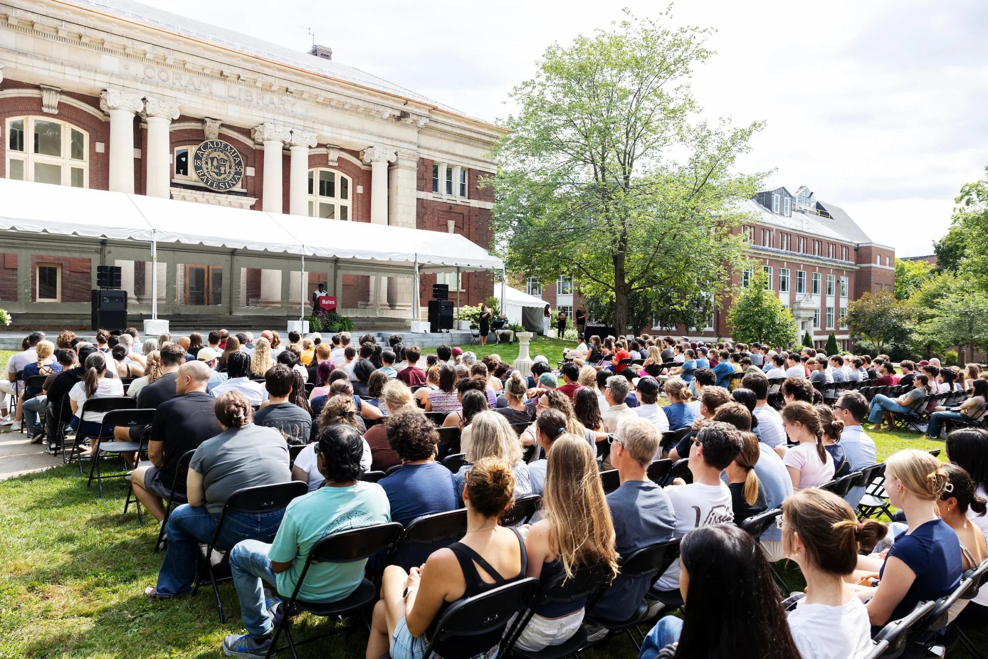 crowd at welcome talk