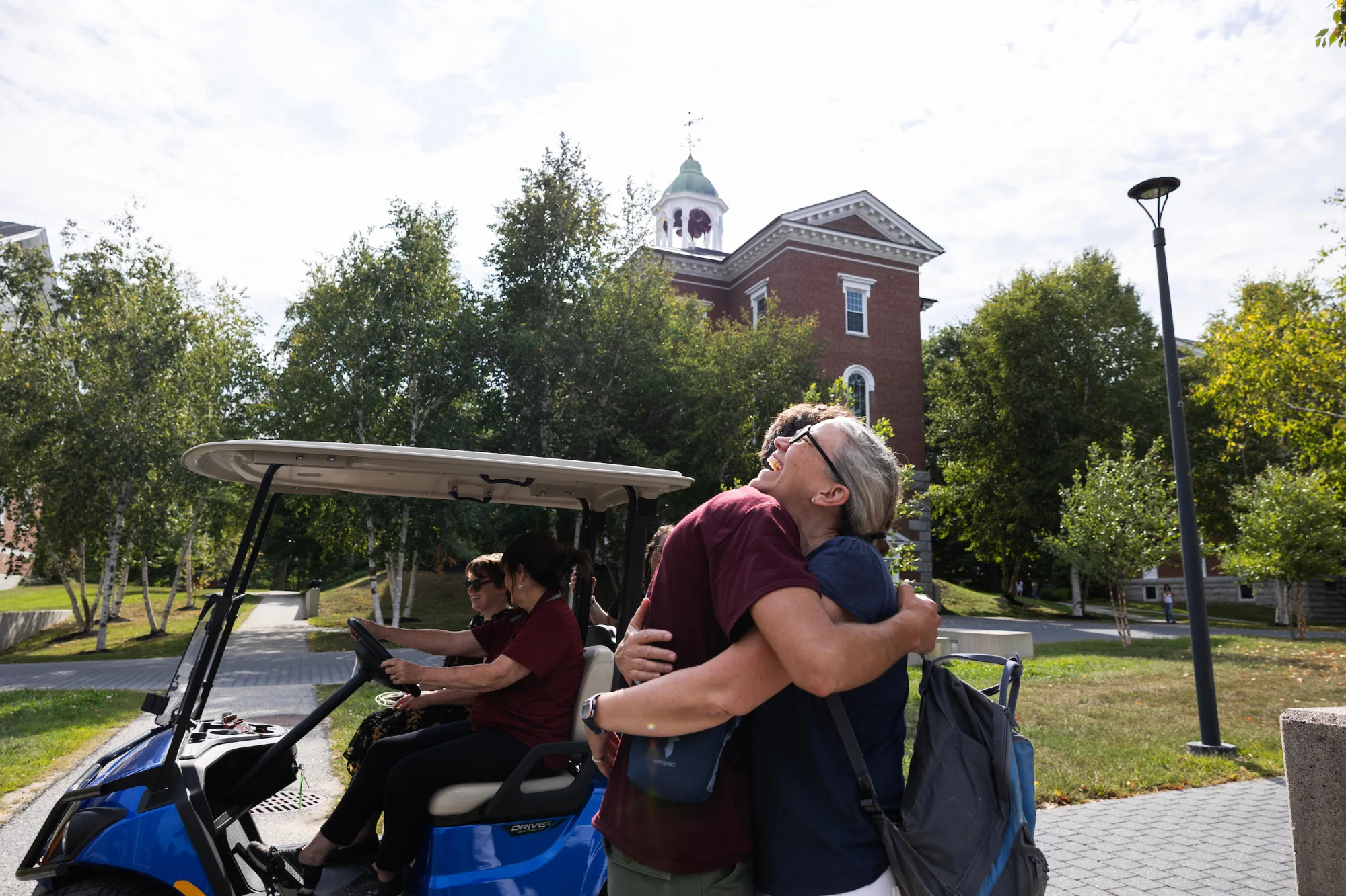 Moments from move-in day at Bates College on August 27, 2026. (Theophil Syslo | Bates College)