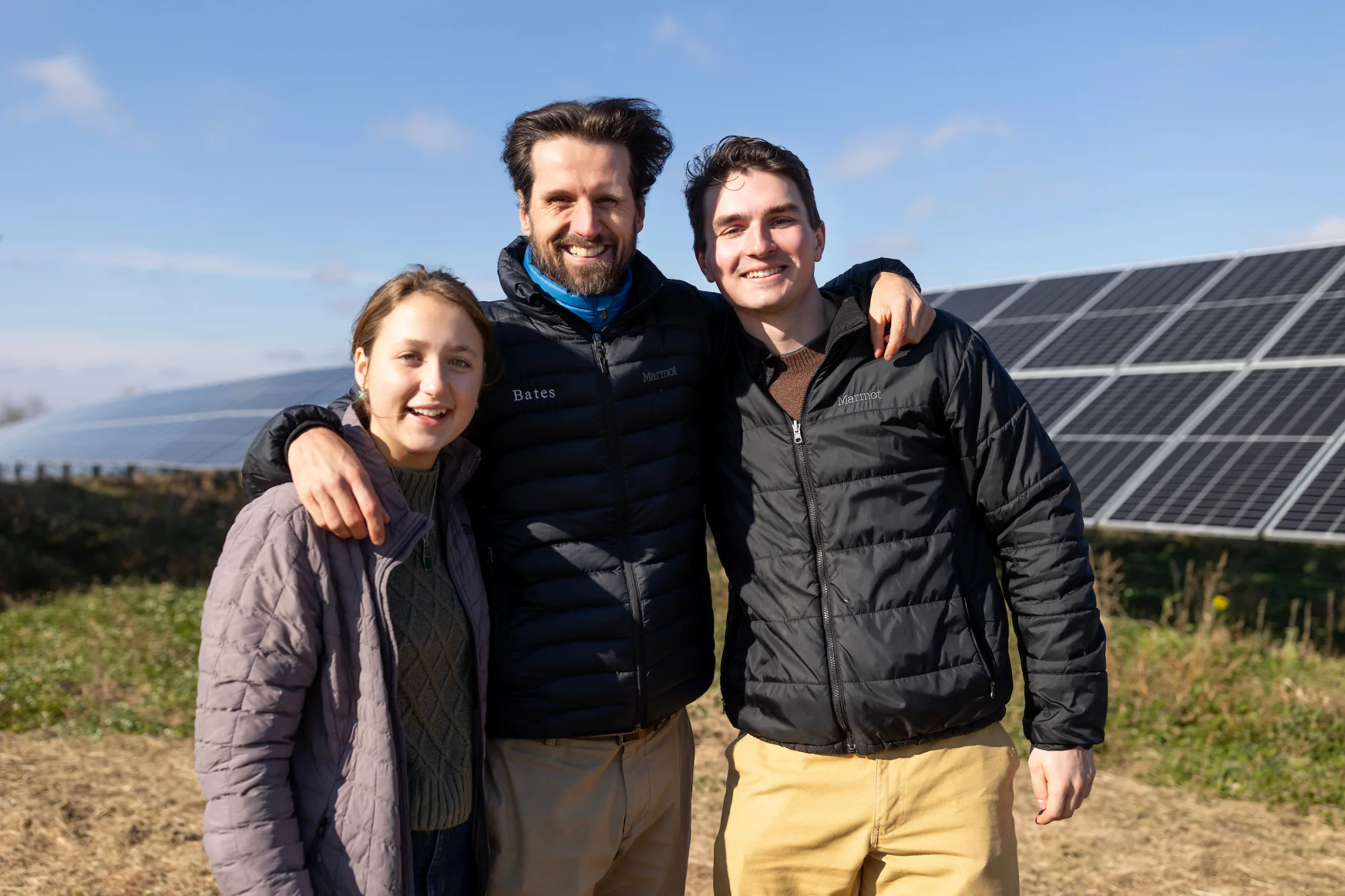 A visit on Nov. 15, 2023 to the Bates solar array (farm).
The location is 327 Eaton Mtn. Road in Skowhegan. I’ll make sure to have a sign/ReVision logo close to the road!
“The loose agenda is to greet everyone over coffee and some light breakfast goodies, then take a tour. After the tour we’ll ask a few folks for interviews on video. I’d be grateful for your help identifying who the Bates’ team members that could best answer the questions: Why is a transition to renewable energy important to Bates? What has it been like working with ReVision Energy?
From the ReVision Energy team, we will have: Brian Byrne (project manager), Phil Coupe (co-founder), Holly Noyes (land acquisition), Joey Freeman (photographer), Tina Meserve (Commercial Sales), and myself. The landowner, Jim Henshaw, will also be joining us.”
Jason Hehlo, energy manager, Facilities
Holly ‘10 Noyes
Jfreeman@revisionenergy.com
Izzy Larson 2025
Martin Carriere 2024
Members Energy solution group Bates eco reps
Caitlin Brooke (She/Her) | Employee-Owner | Partnership & Community Engagement Director
ReVision Energy, a Certified B Corp
Geoff Swift
Tom Twist
Jay Phillips