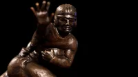 Jeff Price ’87 brings the Heisman Back to Bates