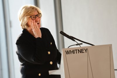 Events like alumni gatherings at the Whitney Museum of American Art in New York City are one reason giving to Bates was up 35 percent last year. 