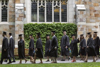 Bates' 151 Commencement takes place on May 28, 2017. (Phyllis Graber Jensen/Bates College)