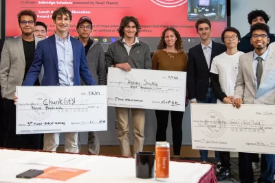 Bobcat Ventures pitch competition awards $15,000 in prizes to three student entrepreneurs