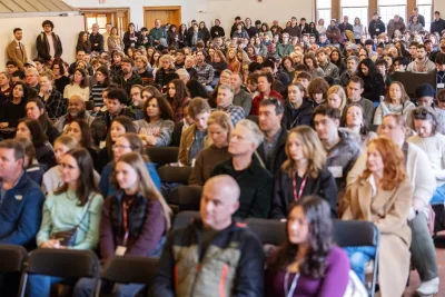 Moments from this year’s Bates Beginnings at Bates College on March 27th, 2026. (Theophil Syslo | Bates College)