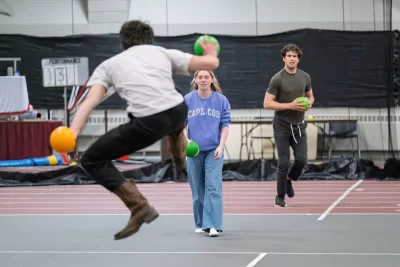 Beyond their punny names, intramural dodgeball teams bring serious competition