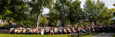 Opening Convocation at Bates welcomes Class of 2030, encouraging evolution, positive social influence