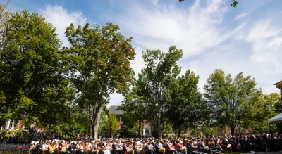 Opening Convocation at Bates welcomes Class of 2030, encouraging evolution, positive social influence