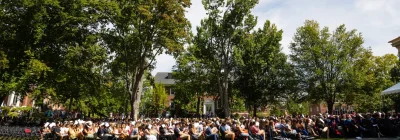 Opening Convocation at Bates welcomes Class of 2030, encouraging evolution, positive social influence