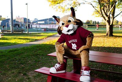New mascot photo shoot captured on September 24, 2026. (Theophil Syslo | Bates College)