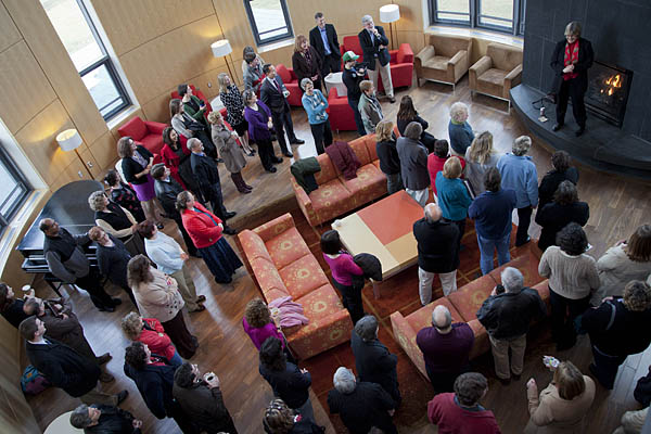 President-elect meets faculty, staff