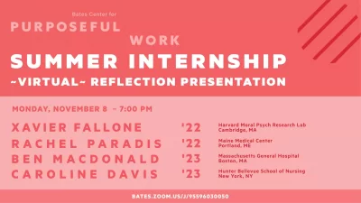 Watch recording here. Moderated by Beverly Vari, Assistant Director Employer Engagement & Internships, November 8, 2021.