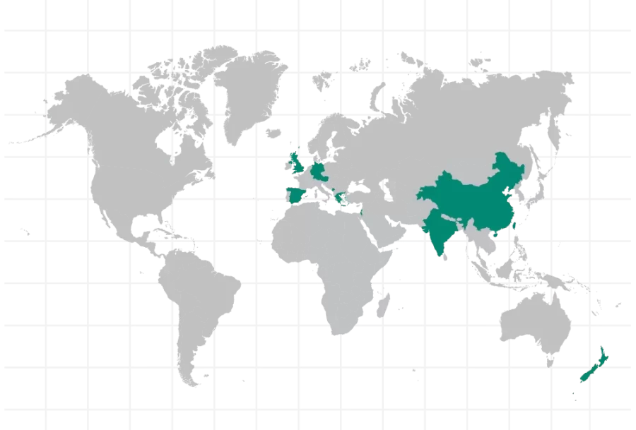 World map illustration