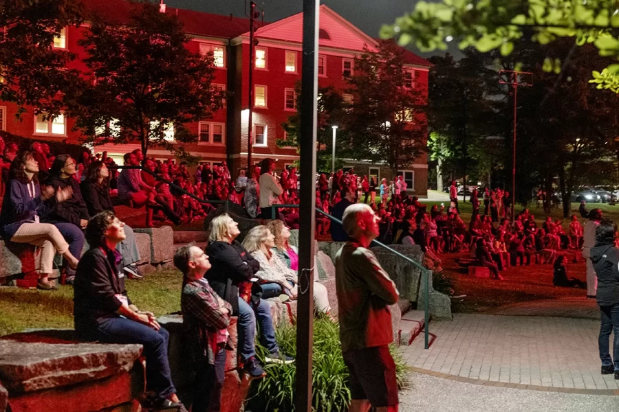 Moments from fireworks during Reunion on June 7, 2024.

(Theophil Syslo | Bates College)