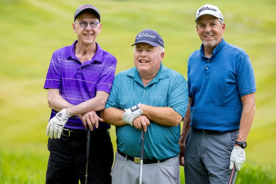 As part of Reunion 2025, Bates alumni arrive to register, eat in the Club House, and play golf at the Martindale Country Club on 527 Beech Hill Road, in Auburn on June 6, 2025.