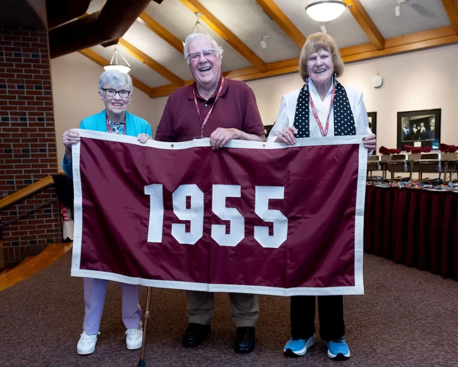, Class of 1955 taken in the Benjamin Mays Center.