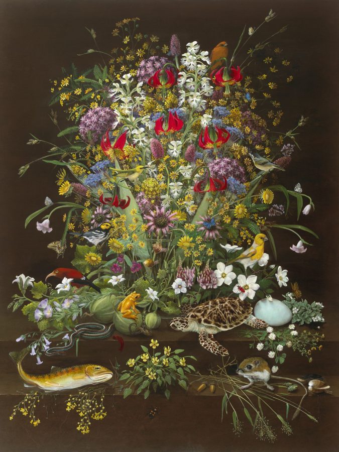 Isabella Kirkland, “Descendant,” 1999, Digital Print, 41 ⅜ x 32 ¾ in., Bates College Museum of Art purchase with the Dr. Robert A. and Minna F. Johnson ’36 Art Acquisition Fund, and the Abraham and Bella Margolis Art Fund, 2013.2.4