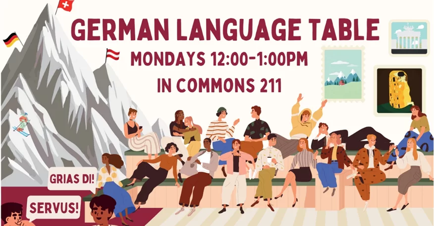 Come practice your German or pick up your first words. All are welcome to attend.&hellip;