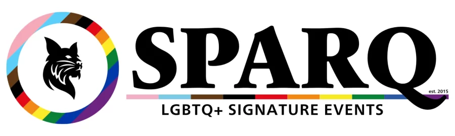 SPARQ logo with text: LGBGT+ Signature events