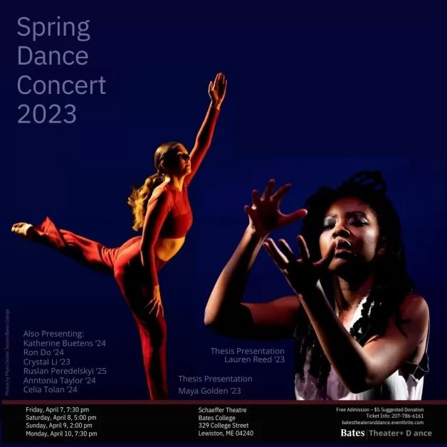 Spring Dance Concert Theater and Dance Bates College