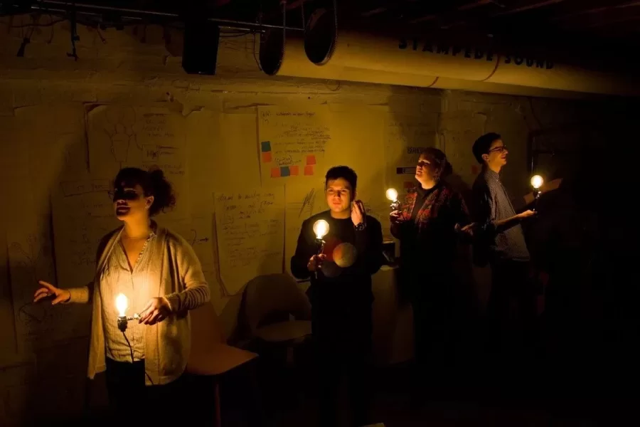 Drop in to watch the Brouhaha Theatre Project, a NYC-based theater company created by and&hellip;