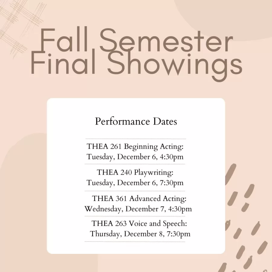 A public event to see what our students have been working on during their fall&hellip;
