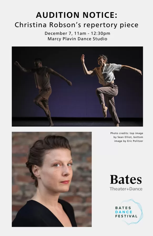 We welcome all dance students to audition for Christina Robson’s repertory cast for the Marcy&hellip;