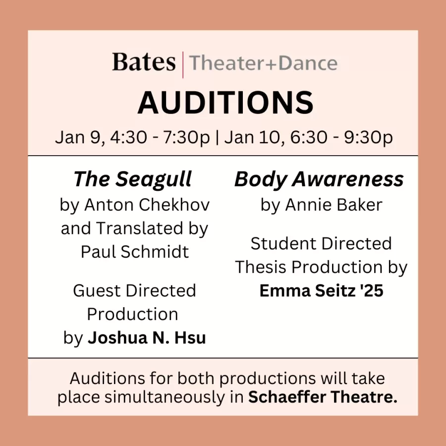 The Seagull



by Anton Chekhovtranslated by Paul Schmidt



Guest Directed Production by Joshua N. Hsu









Body Awareness



by Annie&hellip;