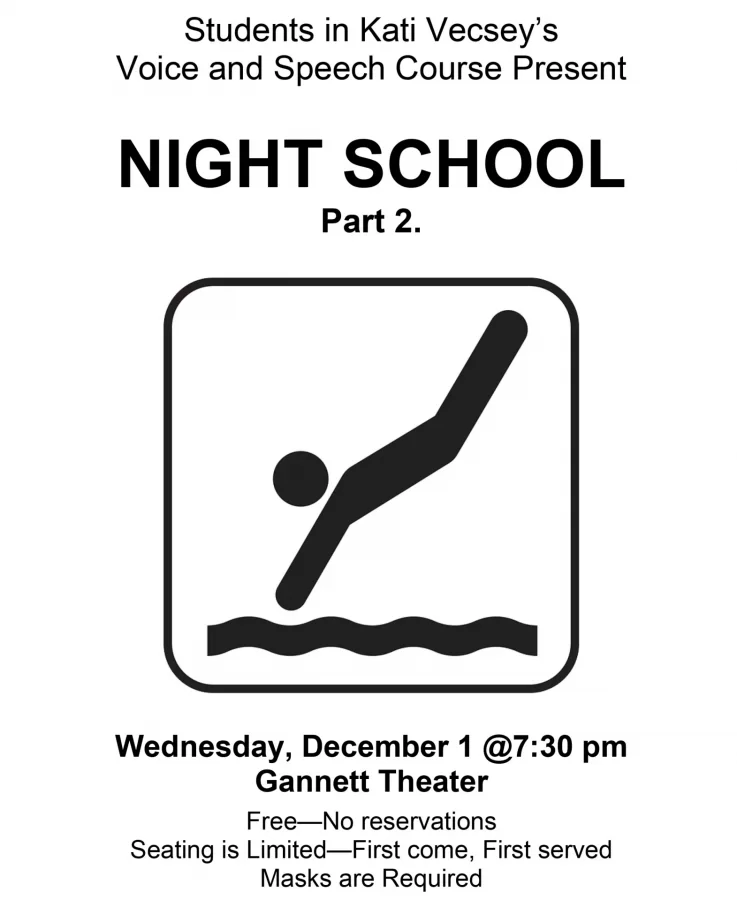 The Performance is based on excerpts from Night School - A Reader for Grownups by&hellip;