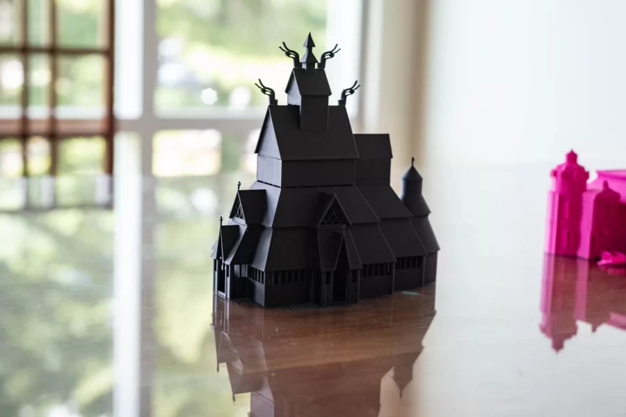 3D model of a Norwegian Stave Church