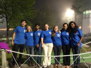 The Williams/Disney Lab, summer of 2014 (L to R): Alden Dirks (Swathmore College), Mary Badger (Smith College), Nabil Saleem (Bates), Larissa Williams, Katie Paulson (Bates), Sophie Salas (Bates), Roshni Mangar (College of the Atlantic)