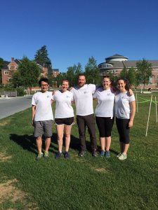 Williams Lab (L to R): Quang, Larissa, Derek, Maddie, and Alex