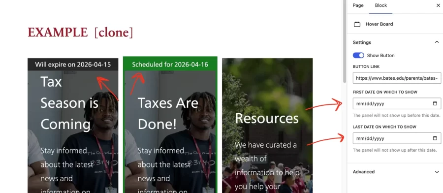 Scheduling Hover Boards Feature